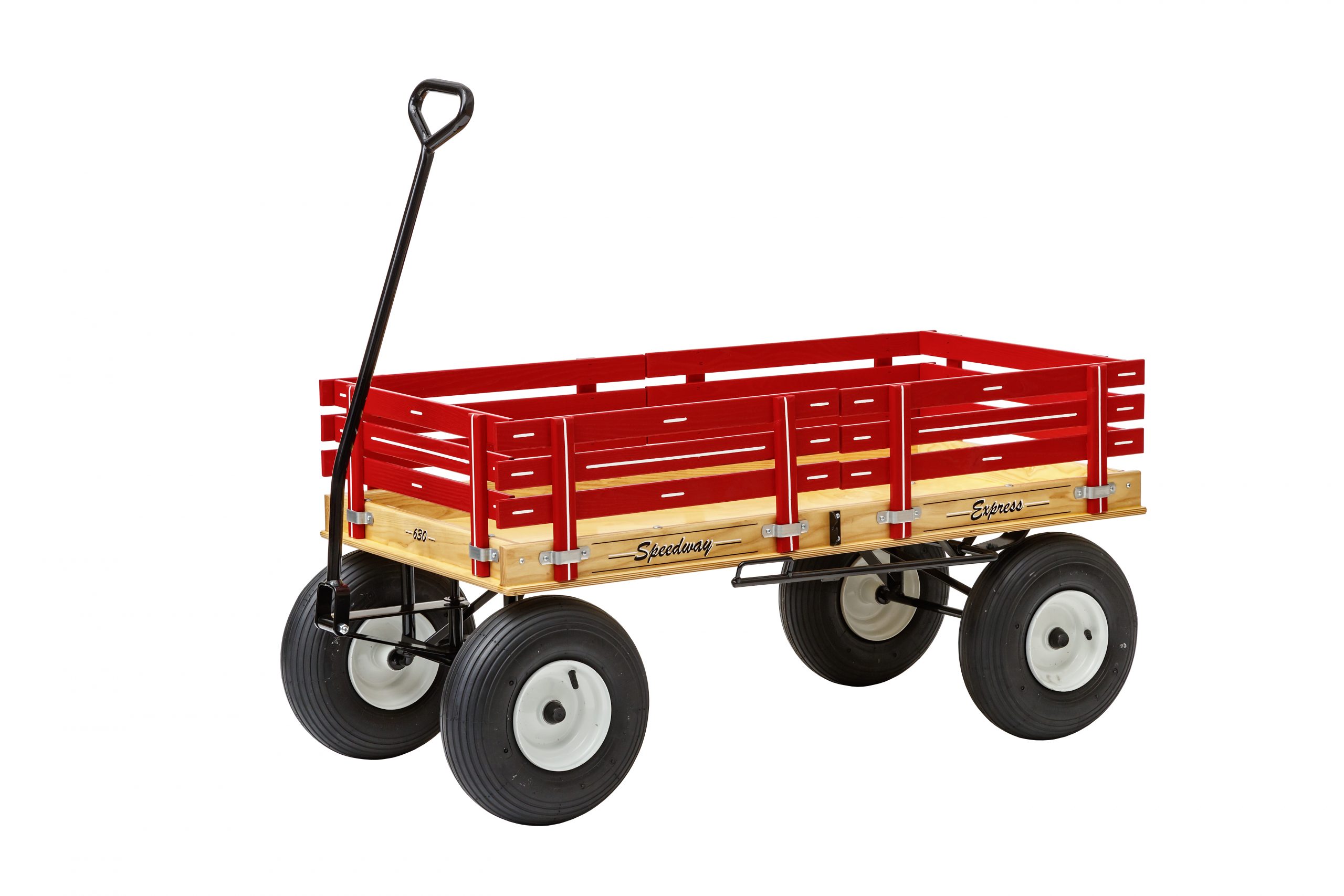 Kids wooden wagon on sale