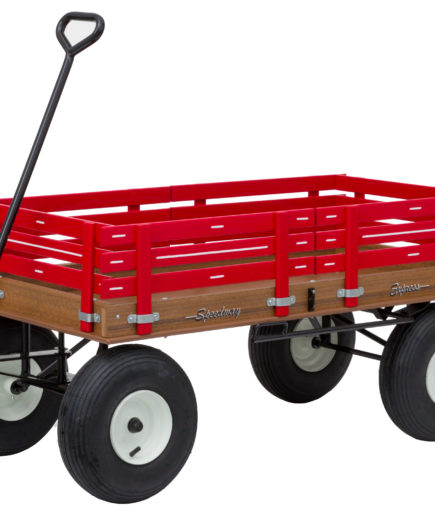 large poly garden wagon