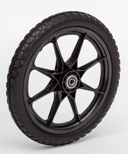 Flat Free Plastic Spoke Wheel