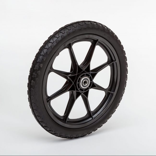 Flat Free Plastic Spoke Wheel