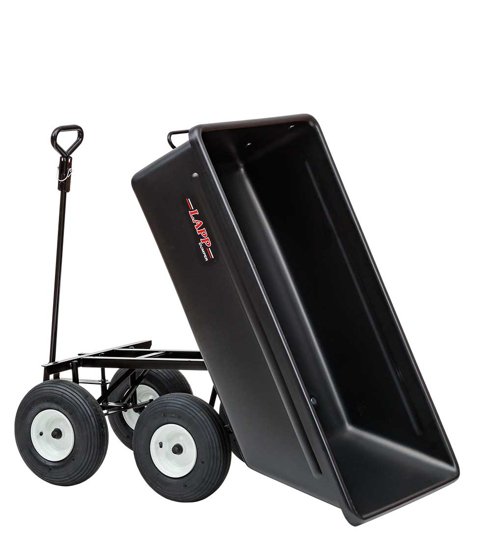 poly plastic dump cart