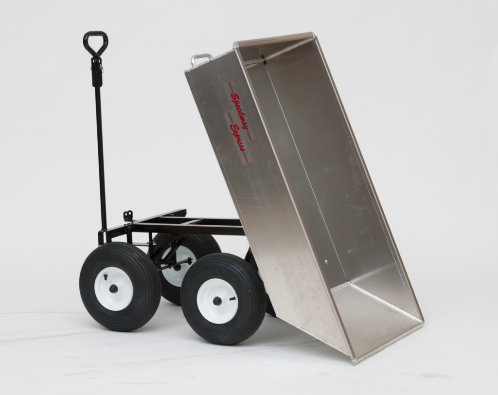 metal garden cart