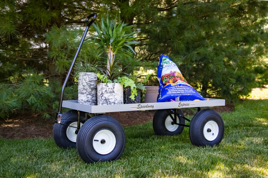 natural rubber wheels for garden carts